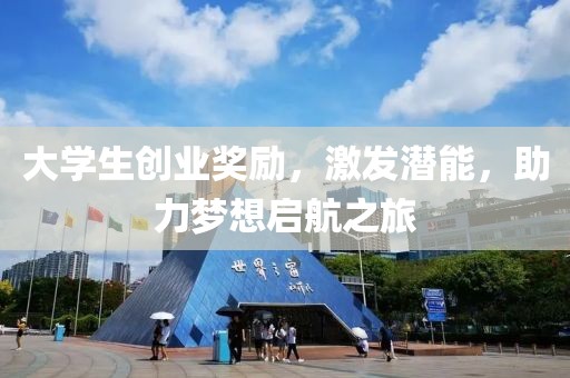 大学生创业奖励，激发潜能，助力梦想启航之旅