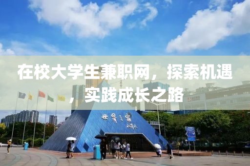 在校大学生兼职网，探索机遇，实践成长之路