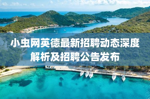 小虫网英德最新招聘动态深度解析及招聘公告发布