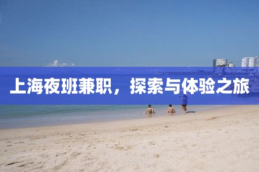 上海夜班兼职，探索与体验之旅