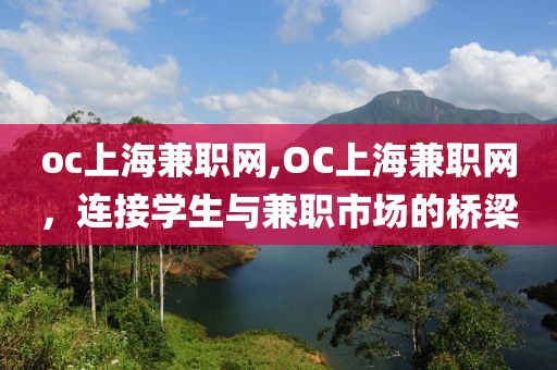 oc上海兼职网,OC上海兼职网，连接学生与兼职市场的桥梁