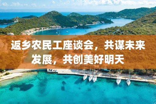 返乡农民工座谈会，共谋未来发展，共创美好明天