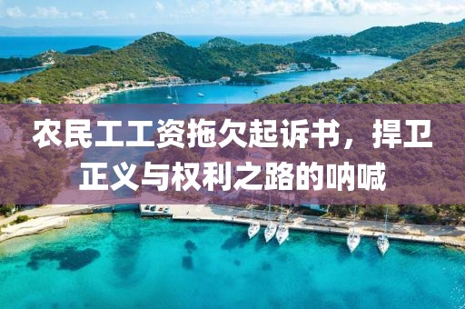 农民工工资拖欠起诉书，捍卫正义与权利之路的呐喊