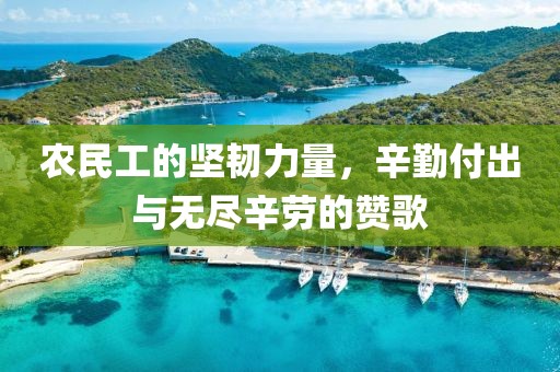 农民工的坚韧力量，辛勤付出与无尽辛劳的赞歌